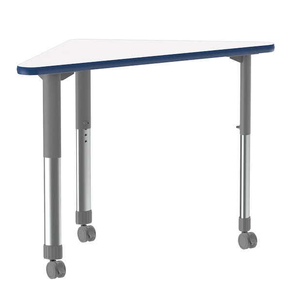 HPL Collaborative Desk - Casters - Wing